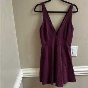 Lulu’s Forever Crush Magenta Strappy Sleeveless Skater Dress Size XL